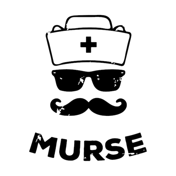 Murse Nurse Cut Files SVG + JPEG + PNG + GiF Cricut Design Space files