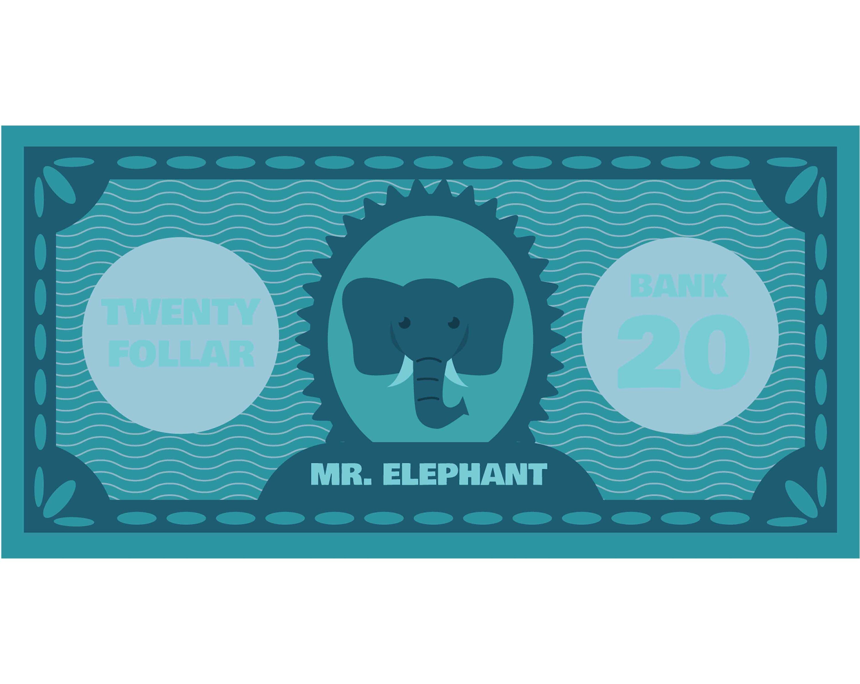 Fake Paper Money Bundle : Cartoon Animal Follar Money - Etsy