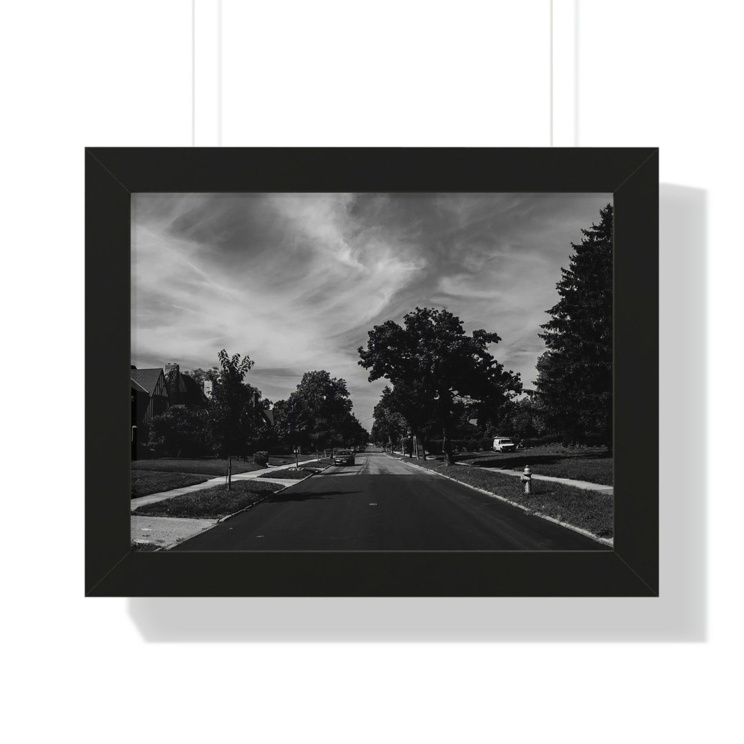 Fine Art Print, Black and White Photo, Wall Art of Shaker Heights