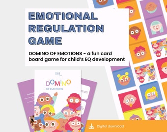 Emotions-dominospel: montessori-educatief afdrukbaar (pdf)