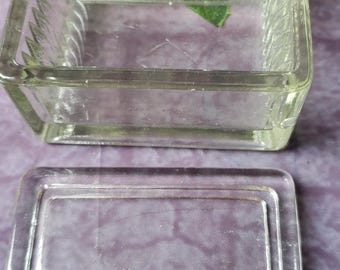 Vintage microscope slide staining box