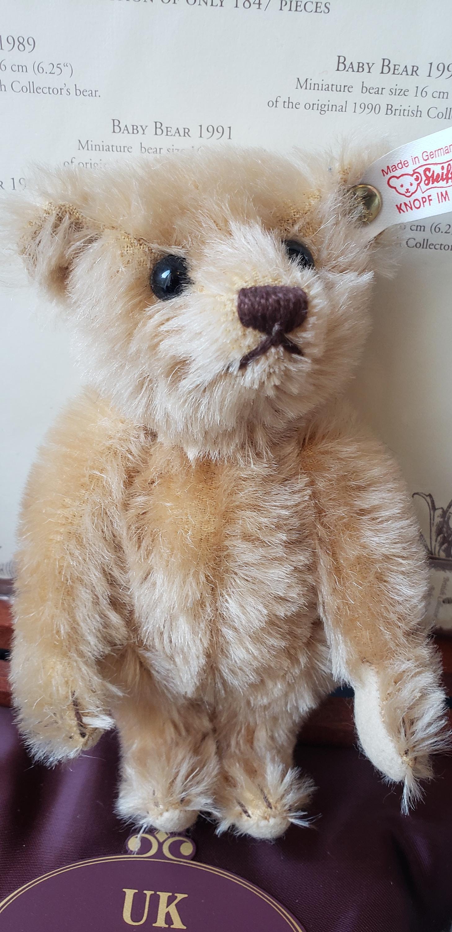 Steiff Baby Bears Collection 1989 to 1993 in Wooden Box - Etsy UK