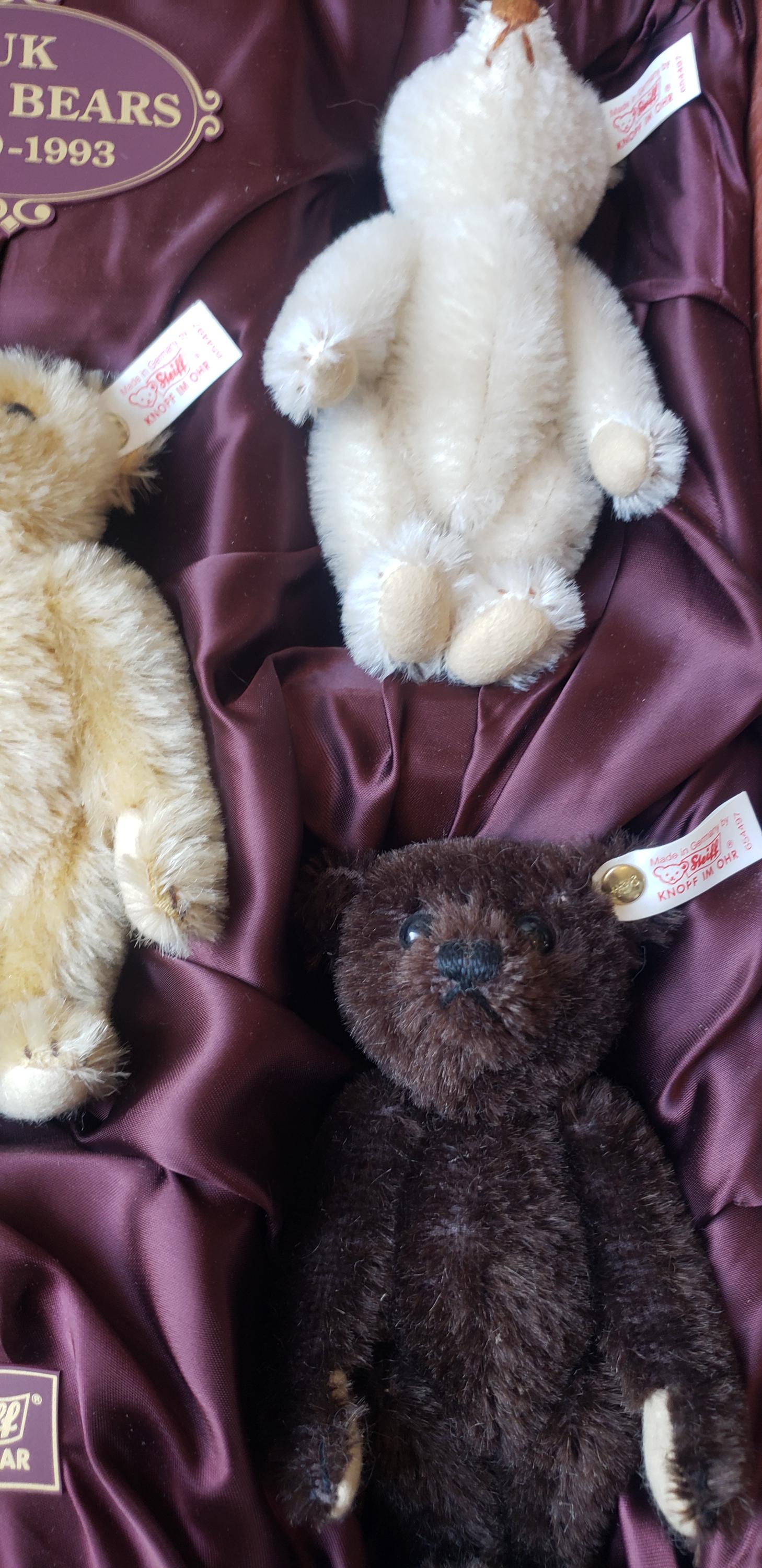 Steiff Baby Bears Collection 1989 to 1993 in Wooden Box - Etsy UK