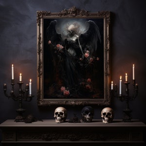Dark Angel, Wall Art, Home Decor, Horror Poster, Dark Art, Horror Prints
