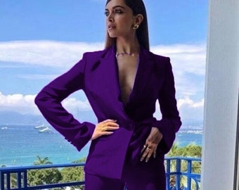 Premium women satin two piece suit Coats Suit Wedding Suit Set Women's Pant suit Soft Satin Silk Jacket and Pant Women's Suit