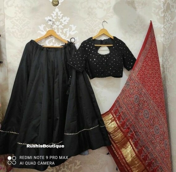 Cotton silk cheap lehenga choli