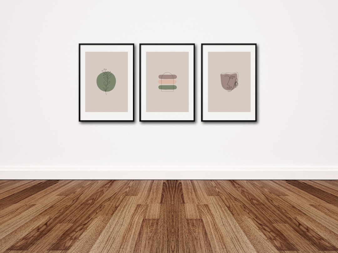 Line Art Natural Art Neutral Color Wall Art Abstract Art Natural