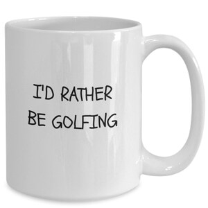 I&#39;d rather be golfing
