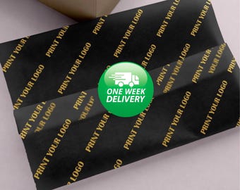 Mjukpapper med logotyp | Anpassat förpackningspapper | Personligt presentpapper för företag | Förnödenheter för småföretag Anpassat mjukpapper