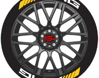 Tire Lettering DUCATI CORSE Sticker DECAL SET 15-21FITS MOTORCYCLE