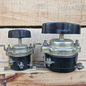 Vintage Industrial Power Rotary Switch made from bakelite in USSR