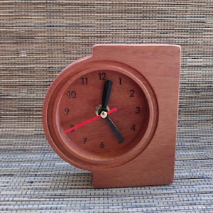 Wood Clock | Wooden Clock | Table Clock | Desk Clock | Unique Clock