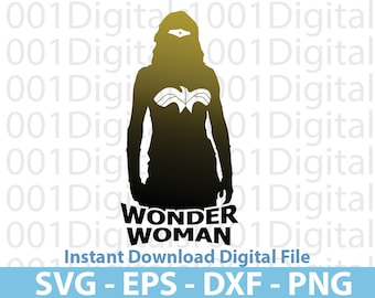 Girl Power Silhouette Svg, Superhero Svg, Instant Download Svg Eps Dxf Png Digital File