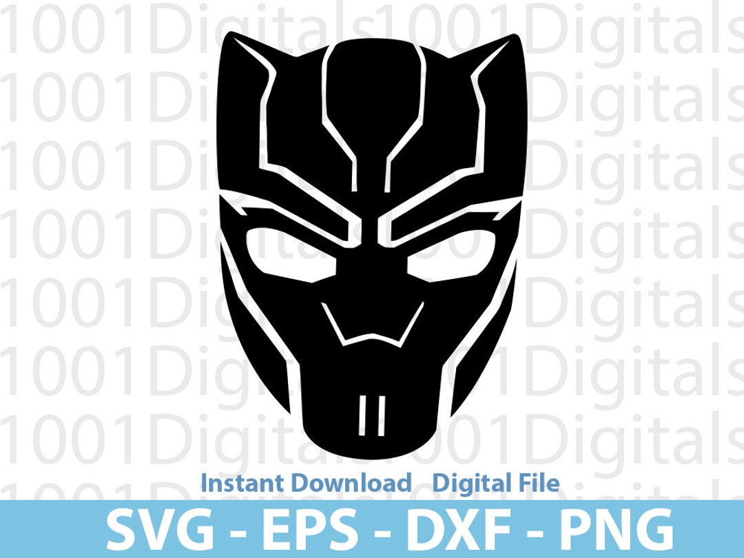 Black Panther Mask Svg, Wakanda Forever Svg, Wakanda Clipart, Png Cut ...