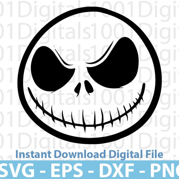 Jack Skellington Svg - Etsy