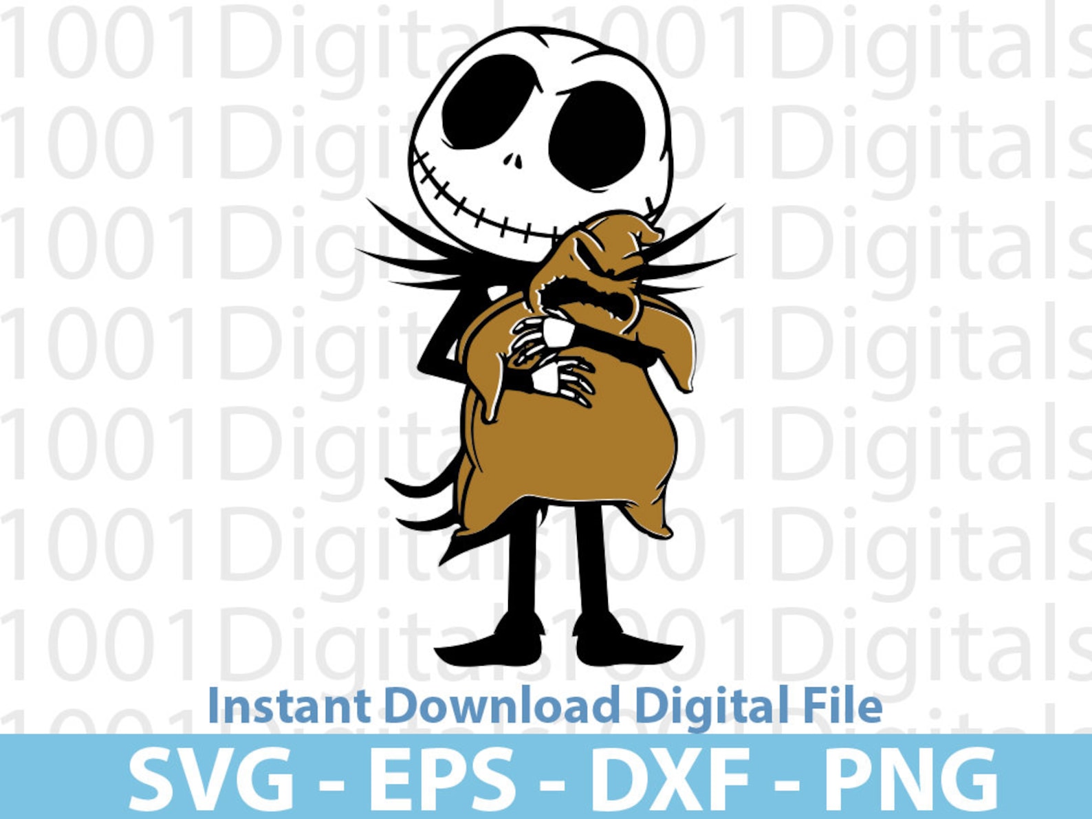 Jack Skellington Svg ,jack Skellington Hug Svg, Clipart, Png Cut File ...
