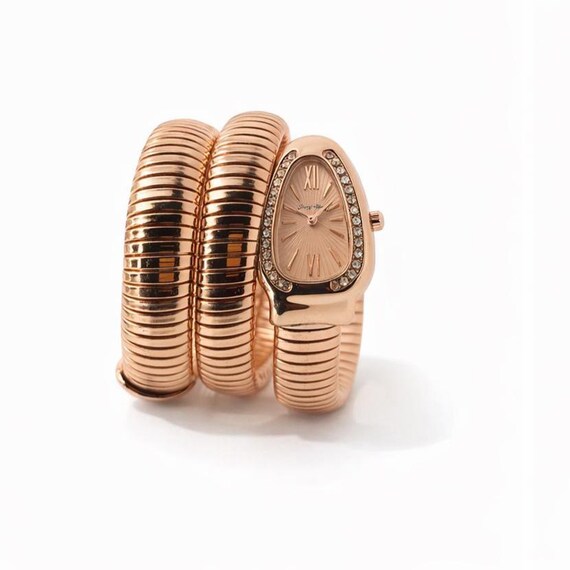 Serpenti Rose Gold Snake Wrap Elegant Watch Amazon.com: Gosasa Stylish Women main image 2
