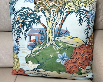 Scalemandre  Sea of Trees Cushion cover