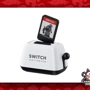 Nintendo Switch OLED Spielkartenhalter Schutzhülle Mini Toaster