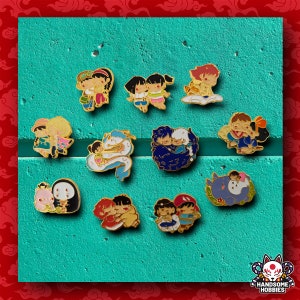 Acessório de anime do Studio Ghibli - Broche de esmalte de metal rígido - Castelo voador de Totoro, A Viagem de Chihiro, Mononoke Pom Poko Neighbor