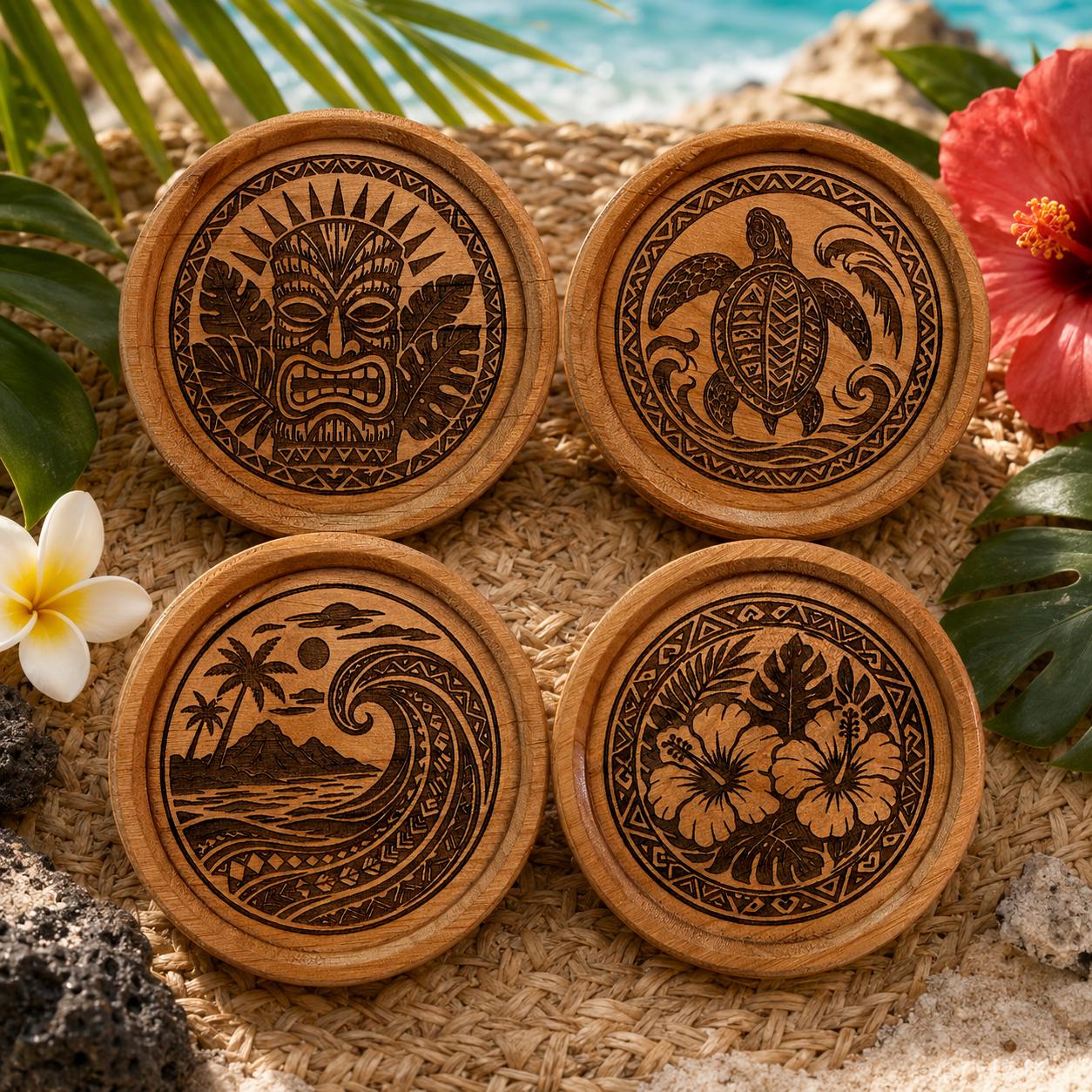 Koa Wood Tiki - Etsy