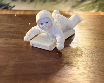 Snowbabies Jingle Bells, Department 56, Retired, Vintage, Holiday