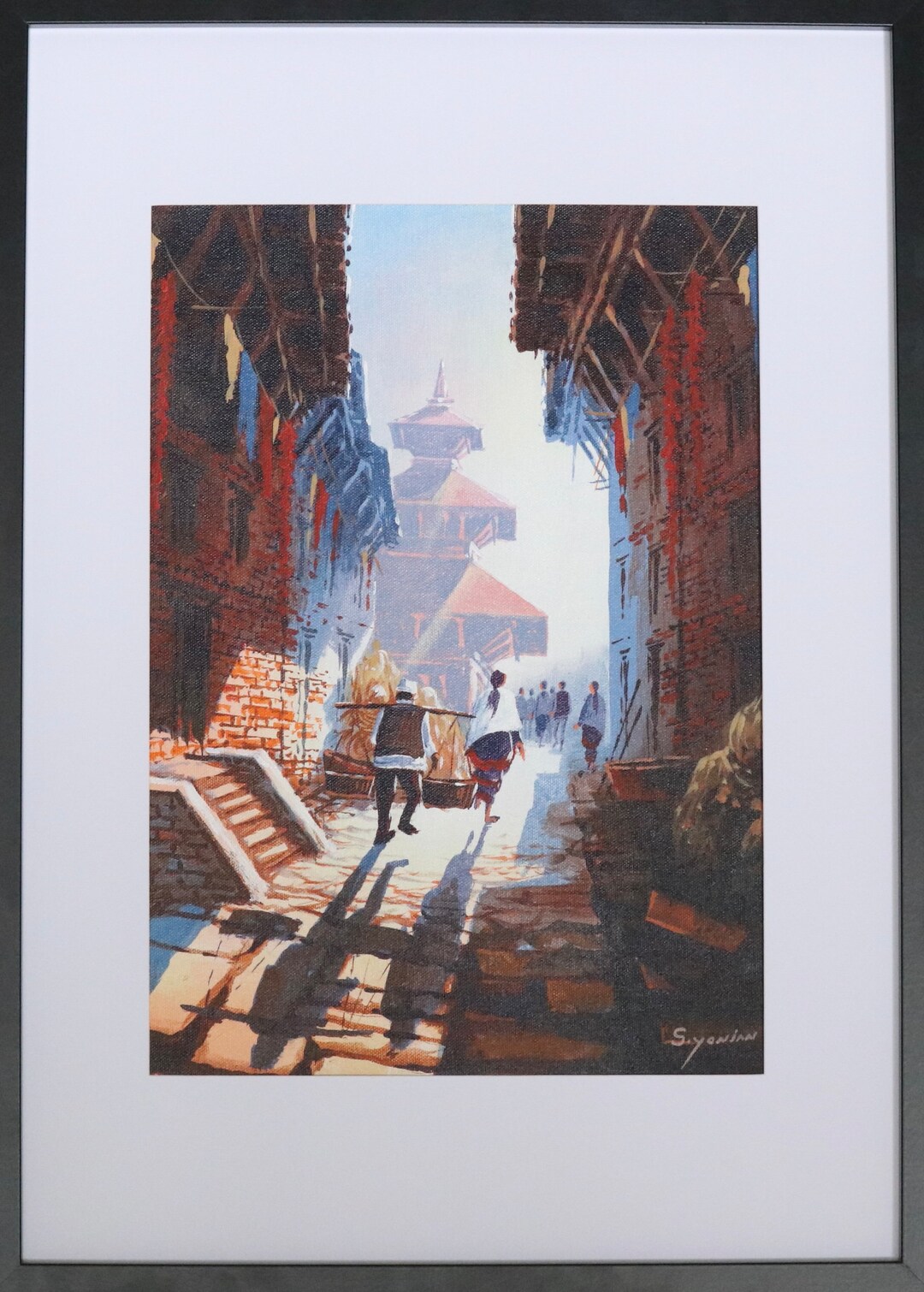 Bungamati Street Nepalancient Nepal - Etsy