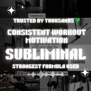 Consistent Workout Motivation Subliminal Highly Effective Subliminal Audio Manifestation Subliminal Powerful Attraction Formula subliminal