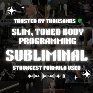 Slim Toned Body Programming Subliminal Highly Effective Subliminal Audio Manifestation Subliminal Attraction Powerful Attraction Formula