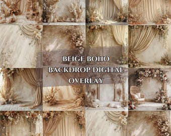 Boho Mutterschaftshintergrund digitaler Hintergrund Boho digitaler Hintergrund digitaler Hintergrund Mutterschaft Fotografie braun Boho digitaler Hintergrund boho overlay beige