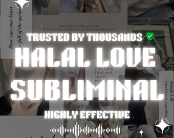 Amour halal pur Subliminal puissant Manifestation subliminale subliminale très efficace Relation Amour loi subliminale de l'attraction mp3