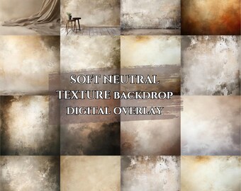 Zachte neutrale texturen achtergronden, neutraal gekleurde achtergronden, gekrast texturen, beige achtergronden, fotobewerking, zachte neutrale grunge texturen
