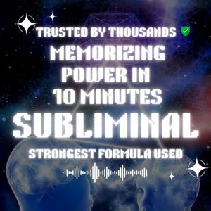 Memorizing Power in 10 Minutes Subliminal Highly Effective Subliminal Audio Manifestation Subliminal Powerful energy law Attraction Formula