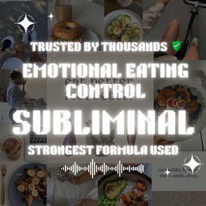 Emotional Eating control Subliminal Highly Effective Subliminal Audio Manifestation Subliminal Powerful energy Attraction Formula subliminal