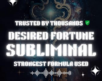 Desired Fortune Subliminal Highly Effective Subliminal Audio Manifestation Subliminal Self Love  Powerful energy law Attraction Formula