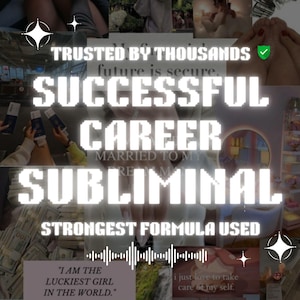 Successful Career Subliminal | Highly Effective Subliminal | Sub Audio Manifestation Powerful rich woman Subliminal audio positive mp3 track