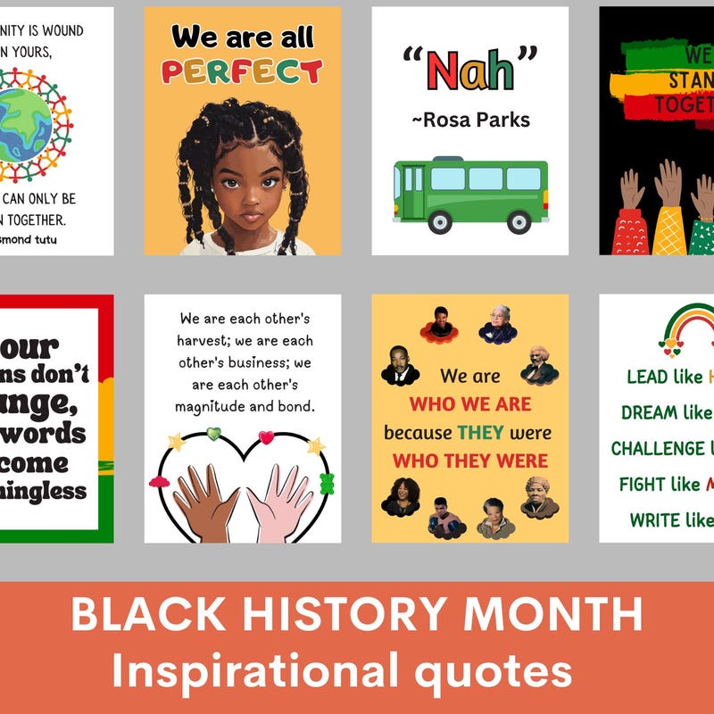 Black History Month Decor - Etsy
