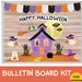 Haunted House Halloween Bulletin Board Kit Halloween Bulletin - Etsy