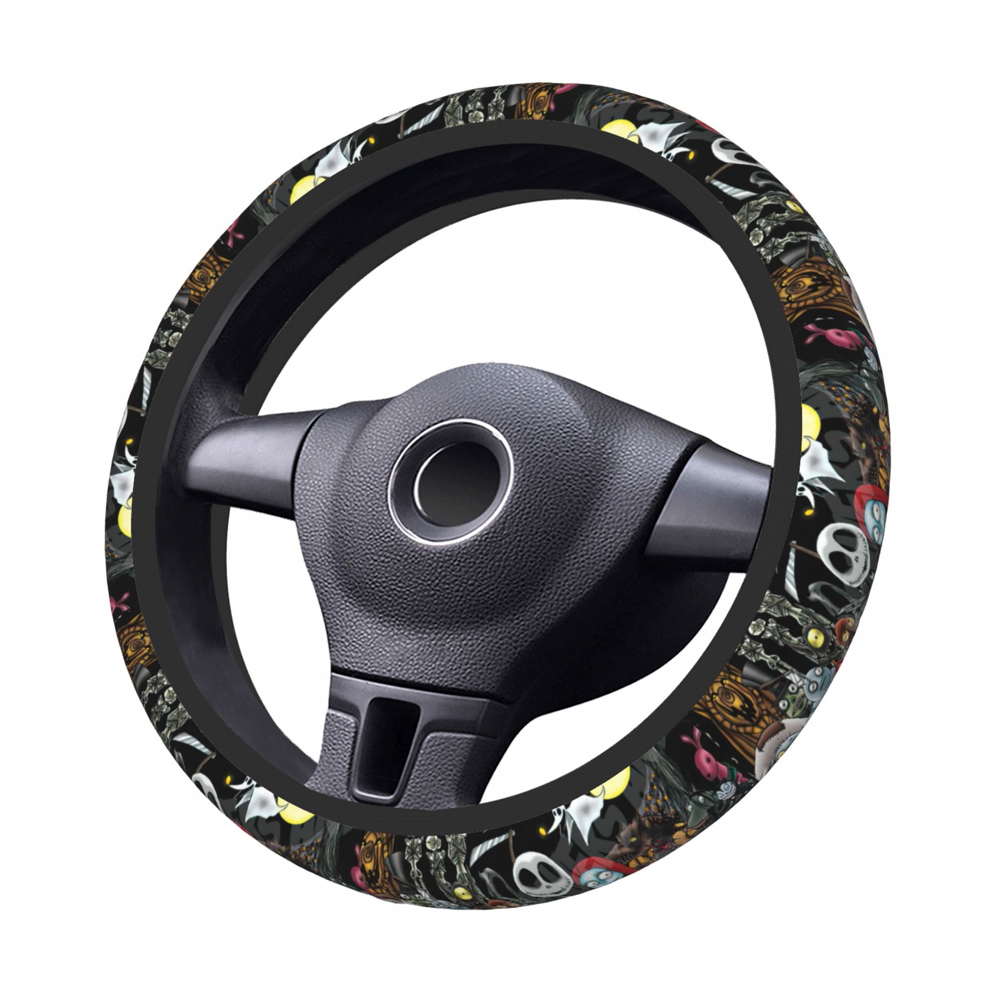 Jack Skellington Universal Car Steering Wheel Cover sold by Gazelle