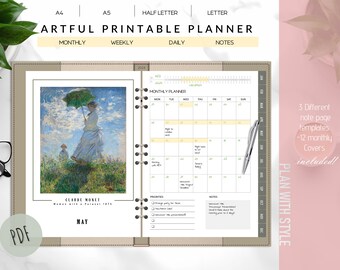 PDF Planner Artful Edition para impressão