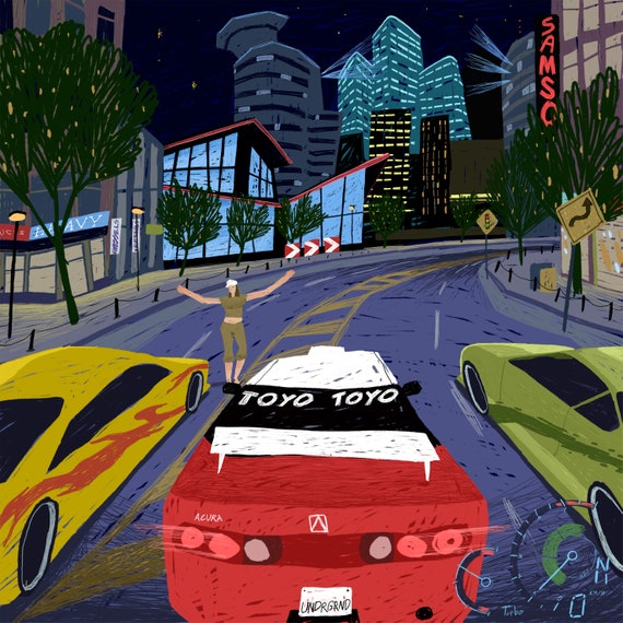NFS UNDERGROUND (Fine Art Print-Poster)
