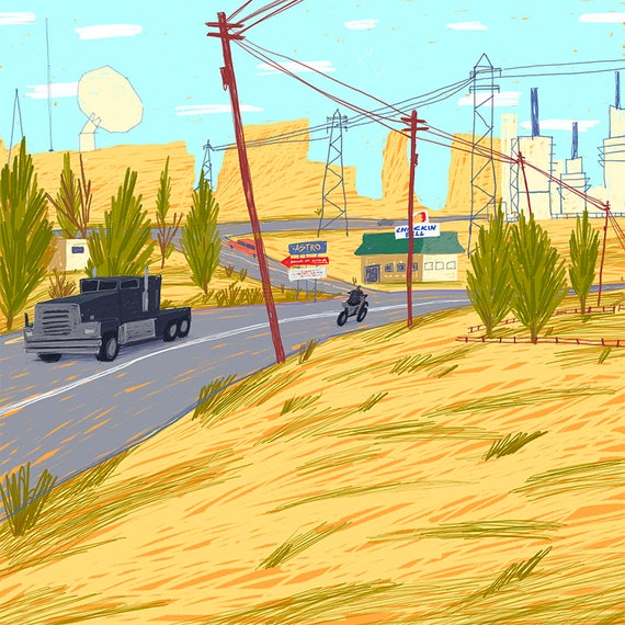 Bone County (Fine Art Print-Poster)