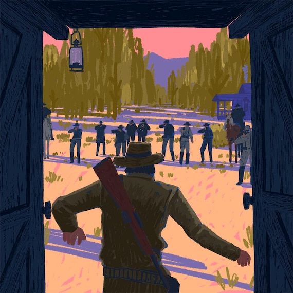 John's death (Fine Art Print-Poster)