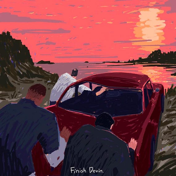 Finish Devin (Fine Art Print-Poster)