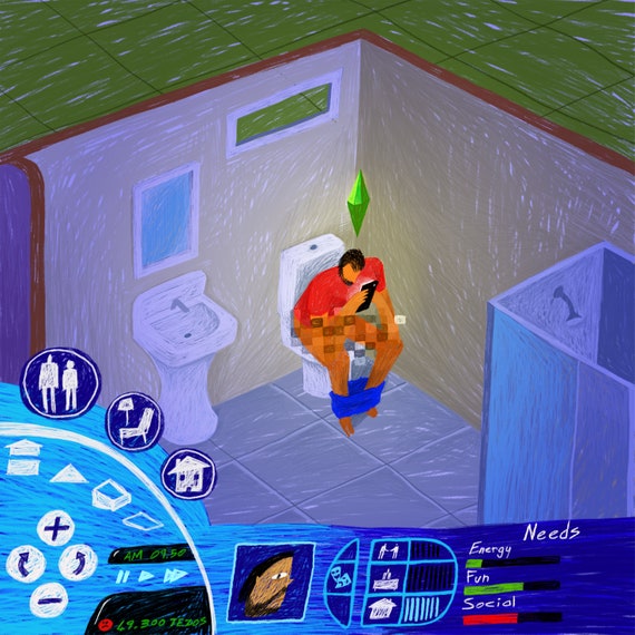 Sims Toilet