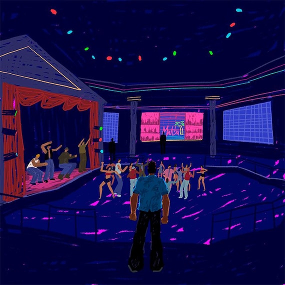 Malibu Club (Fine Art Print-Poster)