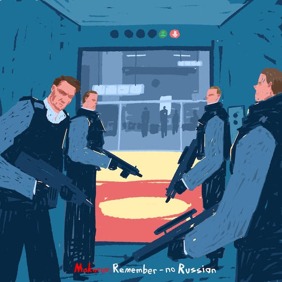 No Russian (Fine Art Print-Poster)
