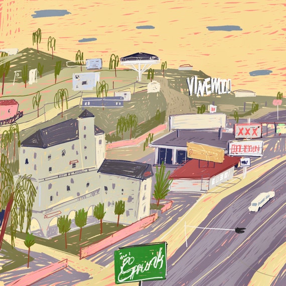 Vinewood (Fine Art Print-Poster)