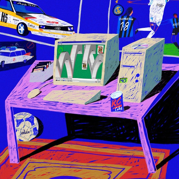 Game Over (Fine Art Print-Poster)