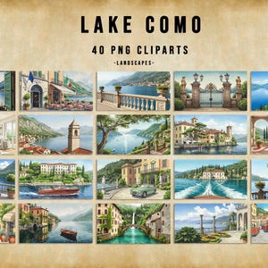40 stuks cliparts voor Comomeer